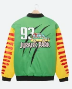 Jurassic Park Jeep Green & Yellow Racing Jacket