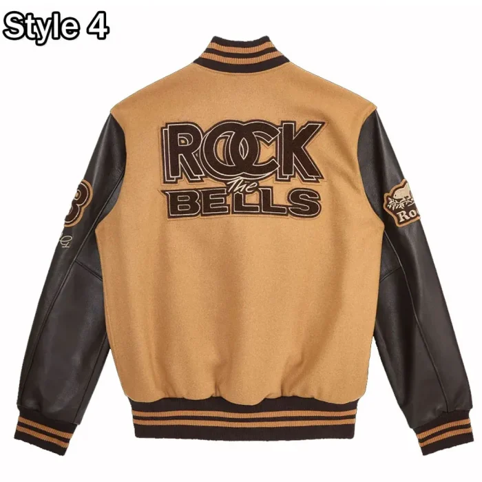 LL Cool J Rock the Bells Varsity Jacket Brown