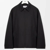 Loewe Draped jacket in cotton and silk