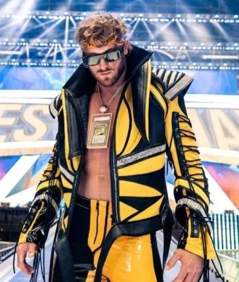 Logan Paul Wrestlemania 38 Yellow Jacket