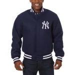 New York Yankees JH Design Navy Wool Jacket