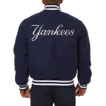 New York Yankees Navy Wool Varsity Jacket
