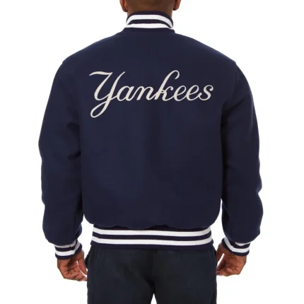 New York Yankees Navy Wool Varsity Jacket