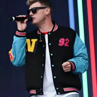 Nick Carter Black Varsity Jacket