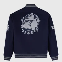 OVO Georgetown Hoyas Blue Varsity Jacket For Sale