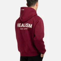 Realism Oversized carmine red Hoodie