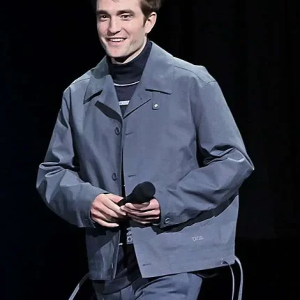 Robert Pattinson Mickey 17 Grey Jacket