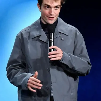 Robert Pattinson Mickey 17 Grey Jacket Coton
