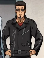 Sakamoto Days Boiled Black Biker Leather Jacket