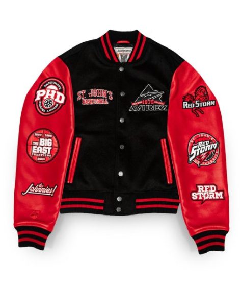 St. Johns BasketBall x Avirex Varsity Jacket