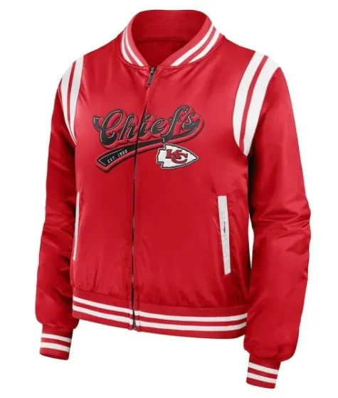 Super Bowl 2025 Taylor Swift Chiefs KC Bomber Jacket