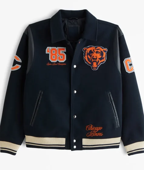 Super Bowl Champions 1985 Chicago Bears Varsity Jacket
