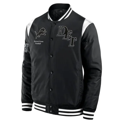 Unisex Fanatics Black Detroit Lions Elements Elite Full-Snap Jacket