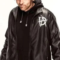 WWE Dean Ambrose Black Leather Jacket
