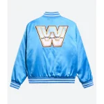 WWE OG Legends Blue Satin Full-Snap Jacket