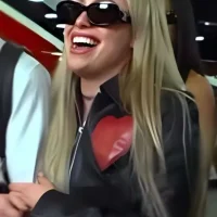 WWE Raw 2025 Liv Morgan Red Hearts Leather Jacket