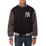 jh design yankees jacket Black