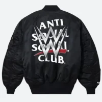 ASSC Anti Social Social Club x WWE Venue Black Bomber Jacket