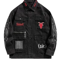 Don’t Ever Judge Me Cargo Jean Jacket