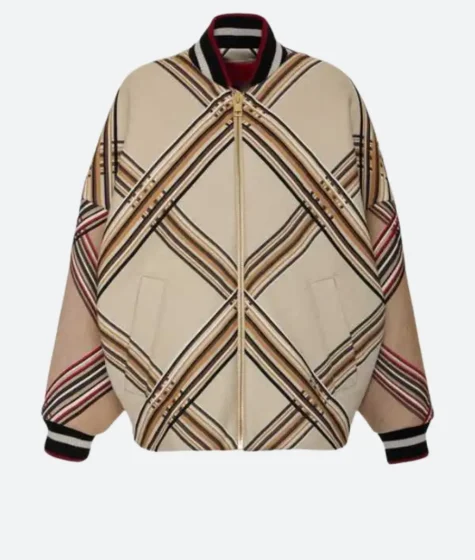 Elsbeth S02 Plaid Bomber Jacket