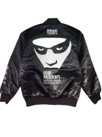 Headgear Classics Dead Presidents Black Satin Bomber Jacket