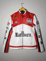 Leather Jacket × Marlboro × Racing