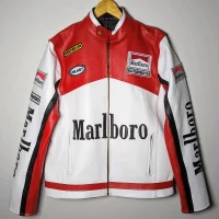 Leather Jacket × Marlboro × Racing