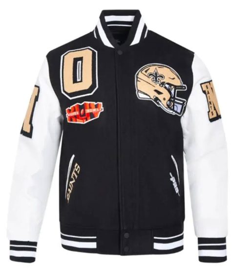 New Orleans Saints Mashup Varsity Jacket