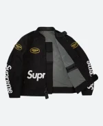 SS21 Brand New Supreme Vanson Cordura Racing Black Cotton Jacket