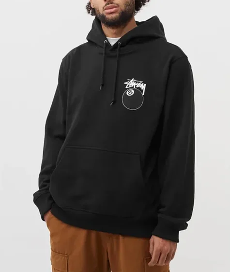Stussy 8 Ball Hoodie Black