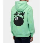 Stussy 8 Ball Hoodie Green