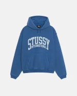 Stussy International Hoodie Blue