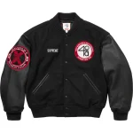 Supreme 40 Acres Malcolm X Varsity Jacket