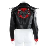 VI League of Legends 2 Arcane Black Leather Jacket