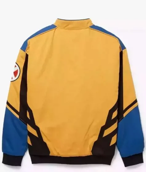 X-Men Wolverine Motorcycle Yellow Racing Bomber Jacket