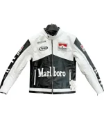 marlboro jacket vintage White and Black