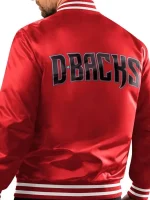Arizona Diamondbacks Patches Red Varsity Bomber Jacket