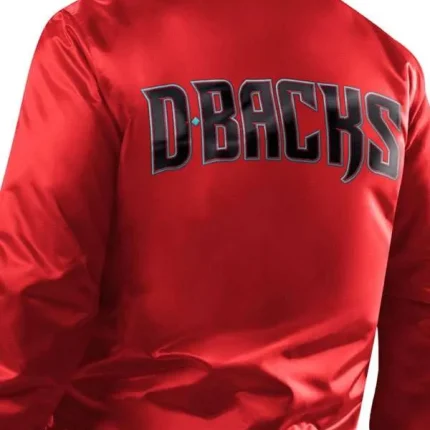 Arizona Diamondbacks Patches Red Varsity Bomber Jacket