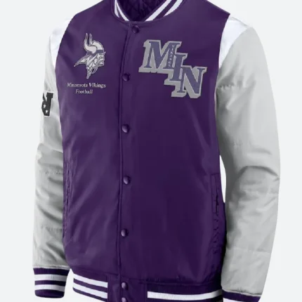 Elements Elite Minnesota Vikings Varsity Jacket