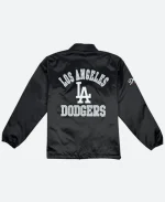 Los Angeles Dodgers Cube Black Starter Coaches Jacket