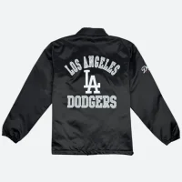 Los Angeles Dodgers Cube Black Starter Coaches Jacket