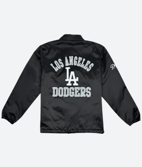 Los Angeles Dodgers Cube Black Starter Coaches Jacket