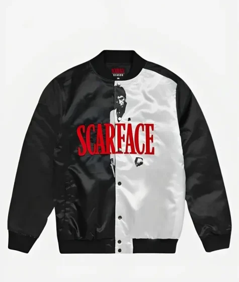 Scarface Black Satin Jacket