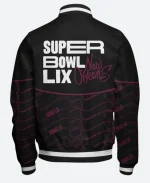 Super Bowl LIX New Orleans Black Varsity Jacket