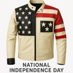 American Flag Leather-Jacket