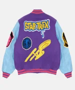 Boldly Be with Kid Cudi x Star Trek Light Year Varsity Jacket For Sale
