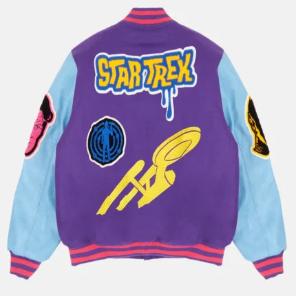 Boldly Be with Kid Cudi x Star Trek Light Year Varsity Jacket For Sale
