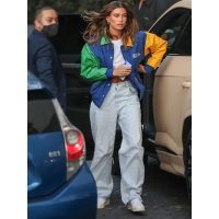Hailey Bieber Benetton Formula 1 Jacket