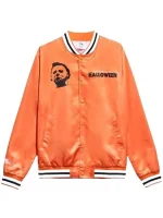 Halloween Myers Retro Orange Bomber Jacket