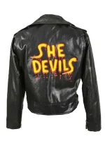 Happy Days She Devils Leather Faux Biker Jacket